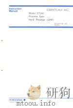 MODEL ET340 PROCESS DATA INPUT PACKAGE (CPIP) IM 34A1C48-03E 2ND EDITION PDF电子版封面