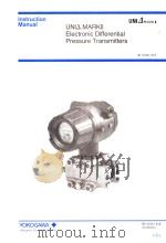 UNI△ MARKⅡ ELECTRONIC DIFFERENTIAL PRESSURE TRANSMITTERS IM 1C5A1-01E 2ND EDITION PDF电子版封面