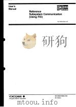 REFERENCE SUBSYSTEM COMMUNICATION (USING FIO)  IM 33S01B30-01E  9TH EDITION（ PDF版）