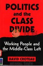 POLITICS AND THE CLASS DIVIDE WORKING PEOPLE AND THE MIDDLE-CLASS LEFT 1995 PDF电子版封面 1566392543 DAVID CROTEAU