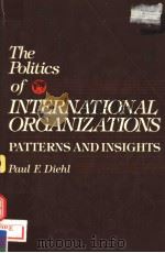 THE POLITICS OF INTERNATIONAL ORGANIZATIONS PATTERNS AND INSIGHTS 1989 PDF电子版封面 0256068402 PAUL F.DIEHL