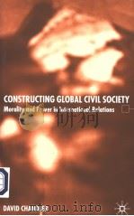 CONSTRUCTING FLOBAL CIVIL SOCIETY PDF电子版封面 1403913226 DAVID CHANDLER
