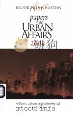 BROOKINGS-WHARTON PAPERS ON URBAN AFFAIRS 2004     PDF电子版封面  0815712782   