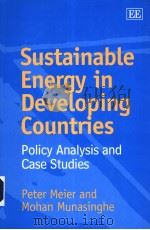 SUSTAINABLE ENERGY IN DEVELOPING COUNTRIES POLICY ANALYSIS AND CASE STUDIES PDF电子版封面 1843767538