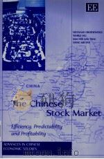 THE CHINESE STOCK MARKET PDF电子版封面 1843766221