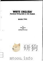 WRITE ENGLISH！  BOOK TWO（ PDF版）