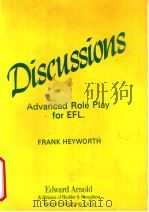 DISCUSSIONS  ADVANCED ROLE PLAY FOR EFL（ PDF版）
