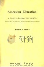 AMERICAN EDUCATION A GUIDE TO INFORMATION SOURCES（ PDF版）