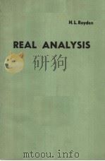 REAL ANALYSIS（ PDF版）
