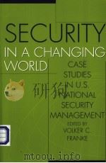 SECURITY IN A CHANGING WORLD PDF电子版封面 VOLKER C.FRANKE