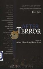 AFTER TERROR：PROMOTING DIALOGUE AMONG CIVILIZATIONS     PDF电子版封面     
