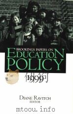 BROOKINGS PAPERS ON EDUCATION POLICY 1999（ PDF版）