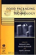 FOOD PACKAGING TECHNOLOGY PDF电子版封面 1841272213 RICHARD COLES DEREK MCDOWELL