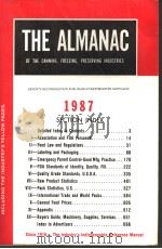 THE ALMANAC 1987 PDF电子版封面
