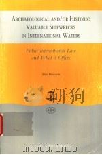 ARCHAEOLOGICAL AND/OR HISTORIC VALUABLE SHIPWRECKS IN INTERNATIONAL WATES PDF电子版封面 9067041475