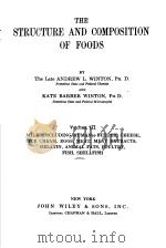 THE STRUCTURE AND COMPOSITION OF FOODS  VOLUME 3（ PDF版）