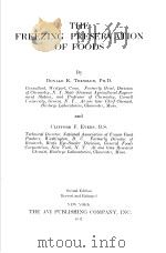 THE FREEZING PRESERVATION OF FOODS（ PDF版）