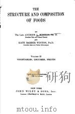 THE STRUCTURE AND COMPOSITION OF FOODS  VOLUME 2（ PDF版）
