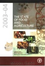 FAO AGRICULTURE SERIES NO.35 THE STATE OF FOOD AND AGRICULTURE 2003-04 PDF电子版封面 9251050791