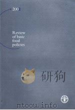 REVIEW OF BASIC FOOD POLICIES PDF电子版封面 9251050449