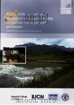 FAO WATER WATER REPORTS 30 STAKEHOLDER-ORIENTED VALUATION TO SUPPORT WATER RESOURCES MANAGEMENT PR PDF电子版封面 9251054770