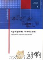 INSTITUTIONS FOR RURAL DEVELOPMENT 1 RAPID GUIDE FOR MISSIONS PDF电子版封面 9251054290