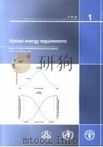 FAO FOOD AND NUTRITION TECHNICAL REPORT SERIES1 HUMAN ENERGY REQUIREMENTS PDF电子版封面 9251052123