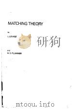 MATCHING THEORY PDF电子版封面 0444879161