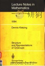 LECTURE NOTES IN MATHEMATICS 1084 PDF电子版封面 038713865X