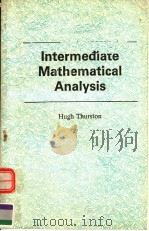 INTERMEDIATE MATHEMATICAL ANALYSIS PDF电子版封面 0198532911 HUGH THURSTON