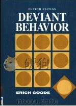 DEVIANT BEHAVIOR FOURTH EDITION PDF电子版封面 0132259540