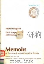 MEMOIRS OF THE AMERICAN MATHEMATICAL SOCIETY NUMBER 307 PDF电子版封面