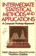 INTERMEDIATE STATISTICAL METHODS AND APPLICATIONS PDF电子版封面 0134707818