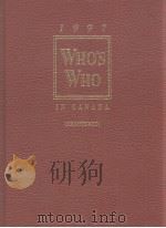 1997 WHO'S WHO IN CANADA 88ST EDITION PDF电子版封面