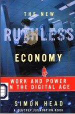 THE NEW RUTHLESS ECONOMY WORK & POWER IN THE DIGITAL AGE PDF电子版封面 0195179838 SIMON HEAD