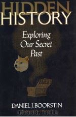 HIDDEN HISTORY PDF电子版封面 0060390719 DANIEL J. BOORSTIN AND RUTH F.