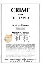 CRIME AND THE FAMILY PDF电子版封面 0398051445 ALAN JAY LINCOLN MURRAY A. ST