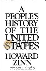 A PEOPLE'S HISTORY OF THE UNITED STATES PDF电子版封面 0060148039 HOWARD ZINN