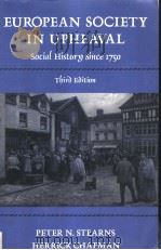 EUROPEAN SOCIETY IN UPHEAVAL PDF电子版封面 0024162019