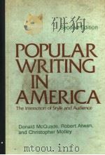 POPULAR WRITING IN AMERICA  THE INTERACTION OF STYLE AND AUDIENCE  SECOND EDITION（ PDF版）