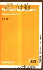 PERSONNEL MANAGEMENT SECOND EDITION PDF电子版封面 1870941985 G.A.COLE