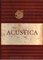 ACUSTICA VOL.9 1959 PDF电子版封面 PROF.DR.M.GRUTZMACHER