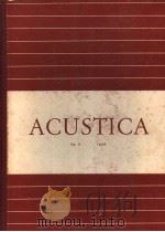 ACUSTICA VOL.8 1958 PDF电子版封面