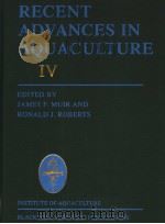 RECENT ADVANCES IN AQUACULTURE IV（ PDF版）