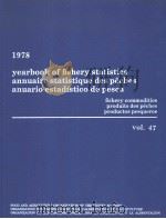 YEARBOOK OF FISHERY STATISTICS ANNUAIRE STATISTIQUE DES PECHES ANUARIO ESTADISTICO DE PESCA 1978 V PDF电子版封面