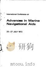 INTERNATIONAL CONFERENCE ON ADVANCES IN MARINE NAVIGATIONAL AIDS（ PDF版）