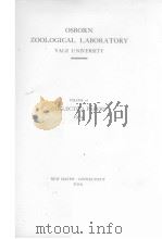 OSBORN ZOOLOGICAL LABORATORY YALE UNIVERSITY VOLUME 16 1934 PDF电子版封面