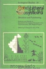 POND LITTORAL ECOSYSTEMS STRUCTURE AND FUNCTIONING PDF电子版封面 3540085696 D.DYKYJOVA AND J.K VET
