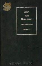 JOHN VON NEUMANN COLLECTED WORKS VOLUME Ⅵ PDF电子版封面