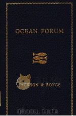 OCEAN FORUM AN INTERPRETATIVE HISTORY OF THE INTERNATIONAL NORTH PACIFIC FISHERIES COMMISSION PDF电子版封面 0852381468 ROY I.JACKSON WILLIAM F.ROYCE